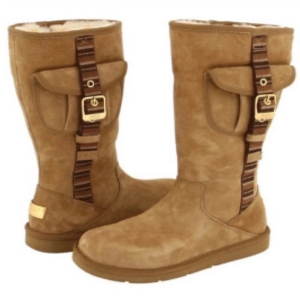 UGG *DISCONTINUED* Retro Cargo 1895 boots in camel suede